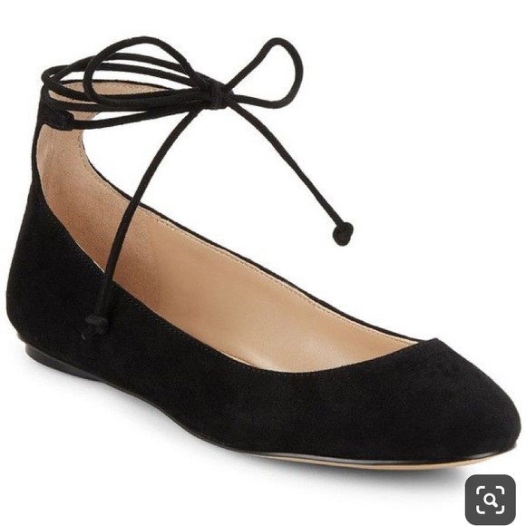 Karl Lagerfeld Shoes - Karl Lagerfeld Paris Larose suede lace up flats
